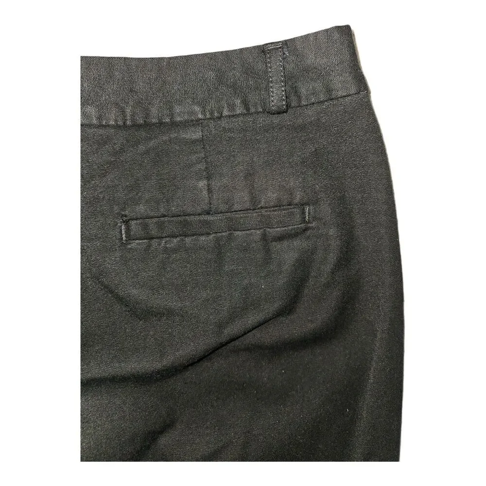 Banana Republic Sloan Crop Capris Women's 2P Black Pockets Stretch Casual Travel - Picture 8 of 9